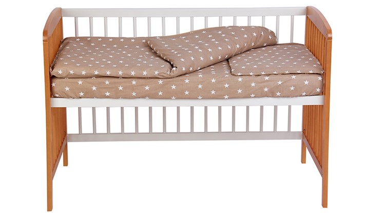 Детская кроватка POLINI Kids Simple 101 Белый / Бук в Вологде - изображение 6