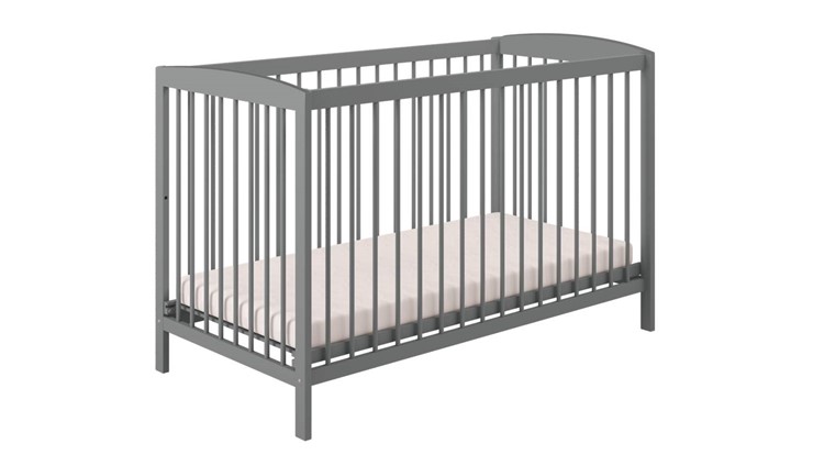 Детская кроватка POLINI Kids Simple 101 Серый в Вологде - изображение 1