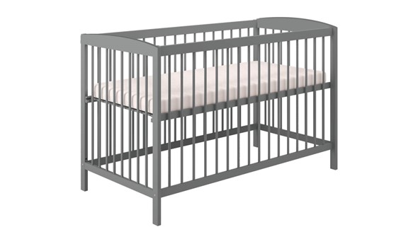 Детская кроватка POLINI Kids Simple 101 Серый в Вологде - изображение