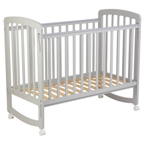 Кроватка для новорожденных POLINI Kids Simple 304 Серый в Вологде