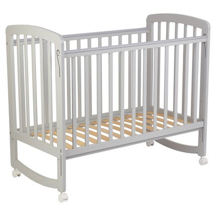 Кроватка для новорожденных POLINI Kids Simple 304 Серый в Вологде - изображение