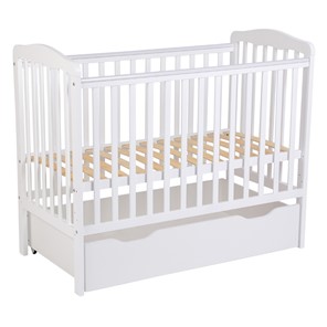 Кроватка для новорожденных POLINI Kids Simple 310-01 Белый в Вологде - предосмотр