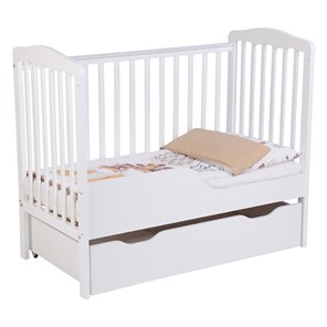 Кроватка для новорожденных POLINI Kids Simple 310-01 Белый в Вологде - предосмотр 6
