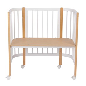 Приставная кровать POLINI Kids Simple 105 Белый / Бук в Вологде - предосмотр 5