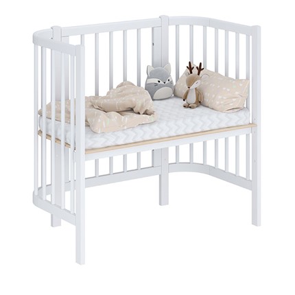 Детская кровать POLINI Kids Simple 105 Белый в Вологде - изображение