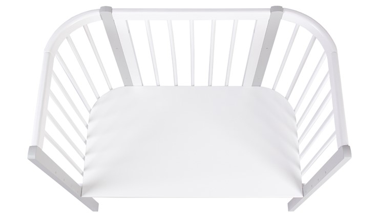 Детская кровать POLINI Kids Simple 120 Белый / Серый в Вологде - изображение 3
