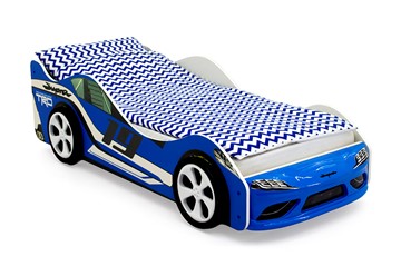 Детская кровать-машина Супра синяя в Вологде - предосмотр
