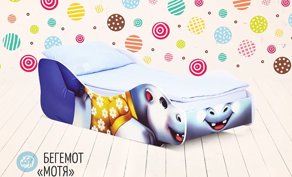 Кровать-зверенок Бегемот-Мотя в Вологде - изображение