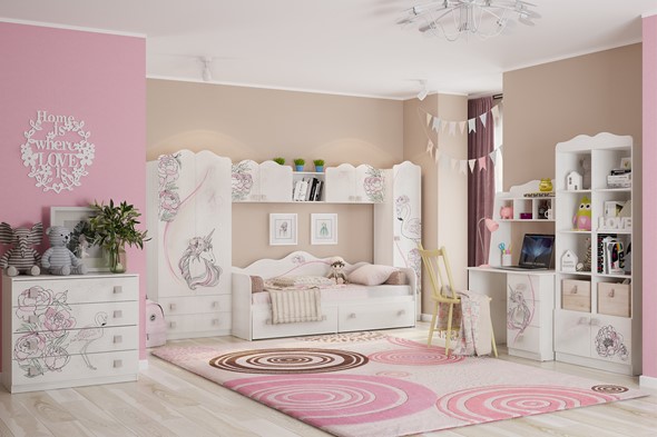 Детская спальня Фэнтези, белый рамух в Вологде - изображение