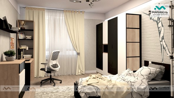 Детская спальня Юниор-4 в Вологде - изображение