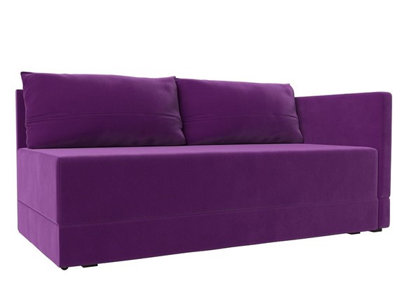 Кушетка Никас, Фиолетовый (Микровельвет) в Вологде - изображение