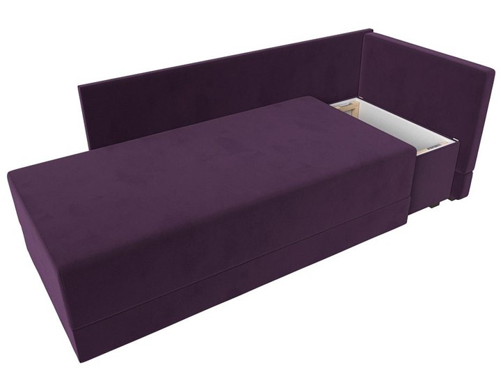 Диван-кровать Никас, Фиолетовый (Велюр) в Вологде - изображение 2