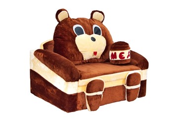 Диван детский Медведь с подушкой, ширина 120 см в Вологде - предосмотр 1