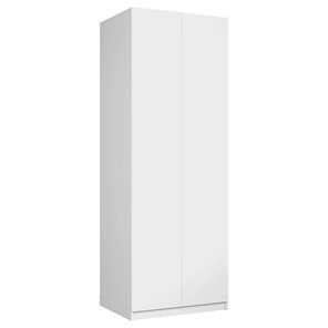 Шкаф 2-х дверный Локер Белый снег (Гармошка Push-to-Open) в Вологде - предосмотр
