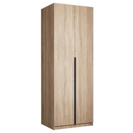 Шкаф двухдверный Локер Дуб сонома (Распашной) штанга в Вологде - изображение