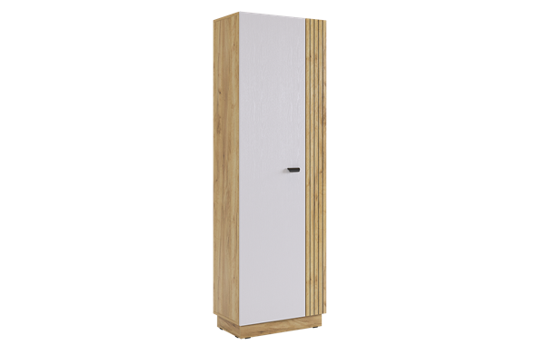 Шкаф двухдверный Моди (дуб крафт золотой/белое дерево) в Вологде - изображение