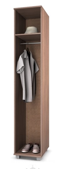 Распашной шкаф Е-11, Анкор светлый/темный в Вологде - изображение 1