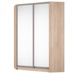 Угловой шкаф Аларти (YA-198х1250(602) (6) Вар. 1; двери D5+D5), с зеркалом в Вологде - предосмотр