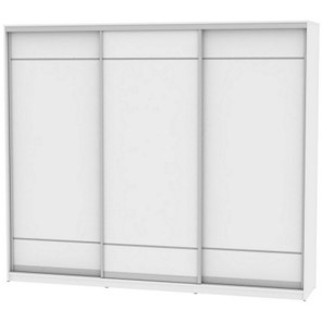 Шкаф 3-дверный Белла  (B-230х270х60-1) (792) (Двери  D7+D7+D7), без зеркала, Белый в Вологде