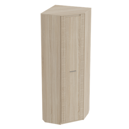 Шкаф распашной угловой Элана, Дуб сонома 720х720х208 в Вологде - изображение