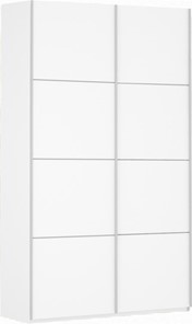 Шкаф двухдверный Прайм (ДСП/ДСП) 1600x570x2300, белый снег в Вологде - предосмотр