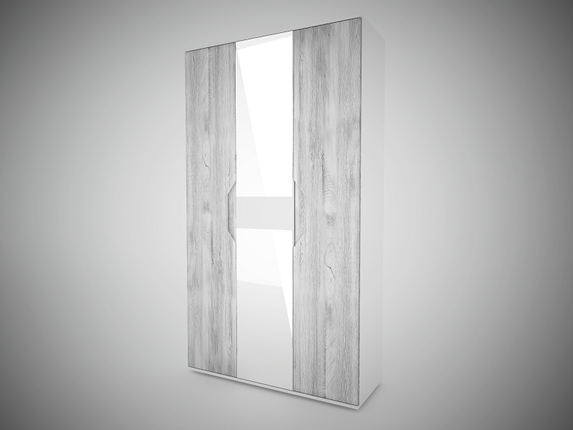 Шкаф Сорренто 3 с зеркалами в Вологде - изображение