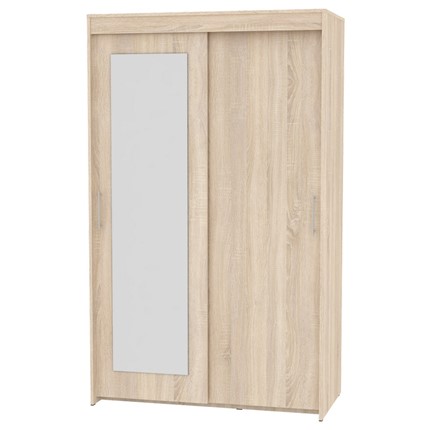 Шкаф 2-дверный Топ (T-1-230х120х45 (3)-М; Вар.4), с зеркалом в Вологде - изображение