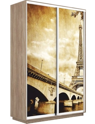 Шкаф Экспресс 1200x450x2200, Париж/дуб сонома в Вологде - изображение