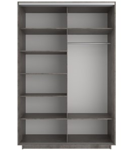 Шкаф 2-дверный Экспресс 1200x600x2200, Фиолетовый дым/бетон в Вологде - предосмотр 1