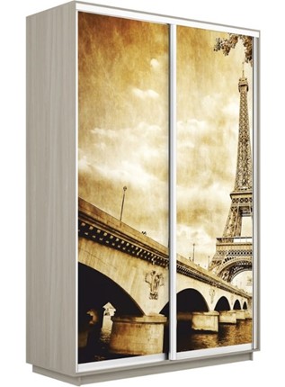 Шкаф 2-створчатый Экспресс 1200x600x2200, Париж/шимо светлый в Вологде - изображение