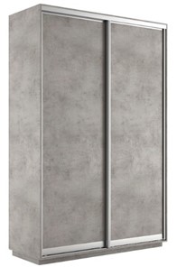 Шкаф двухдверный Экспресс (ДСП) 1400х450х2400, бетон в Вологде - предосмотр