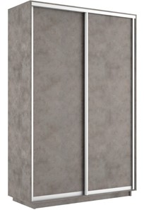 Шкаф 2-дверный Экспресс (ДСП) 1400х600х2400, бетон в Вологде