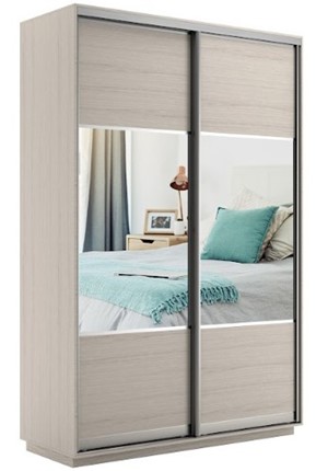 Шкаф 2-дверный Экспресс (Комби) 1200x600x2400, шимо светлый в Вологде - изображение