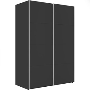 Шкаф 2-х дверный Эста (ДСП/ДСП) 1600x660x2200, серый диамант в Вологде - предосмотр