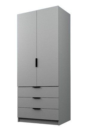 Шкаф ЭШ2-РС-23-8-3я, Серый Шагрень 190х80х52 в Вологде - изображение