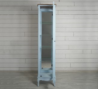 Однодверный шкаф Leontina для посуды (ST9319RB) Голубой в Вологде - предосмотр 6