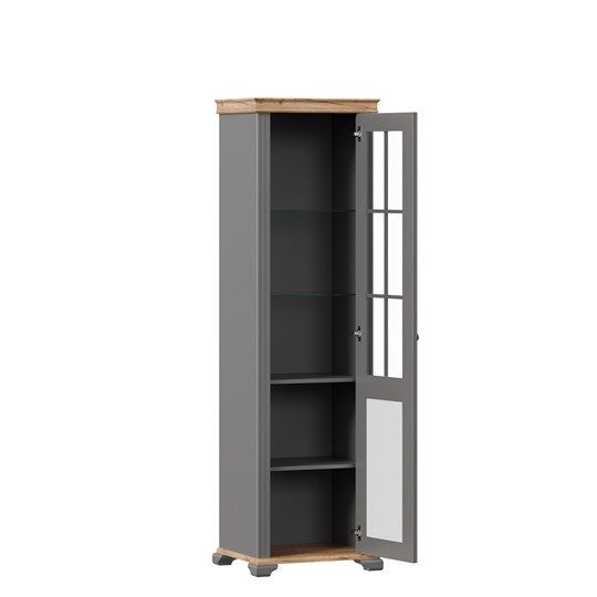 Шкаф в гостинную правый Амели (Оникс серый) ЛД 642.930 в Вологде - изображение 3
