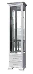 Шкаф-витрина Грация ШР-1, белый, 3 стекла, 420 в Вологде