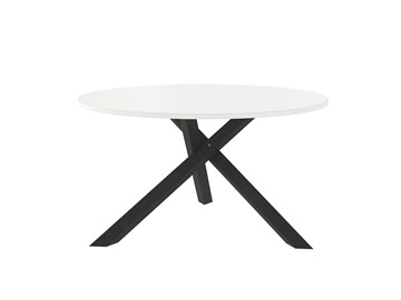 Круглый столик Триада-15Д, черный/белый в Вологде - предосмотр