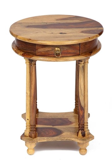 Кофейный стол Бомбей - 1149  палисандр, 45*45*60, натуральный (natural) арт.10049 в Вологде - изображение 2