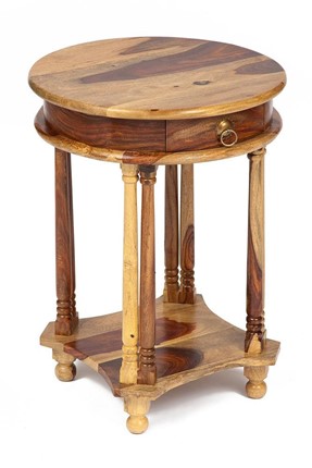 Кофейный стол Бомбей - 1149  палисандр, 45*45*60, натуральный (natural) арт.10049 в Вологде - изображение