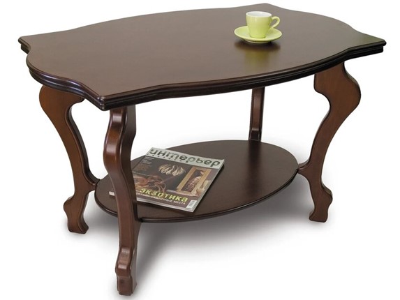 Журнальный стол Берже 1 (темно-коричневый) в Вологде - изображение