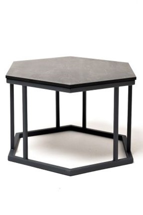 Столик для гостиной Женева  цвет серый гранит Артикул: RC658-50-50-4sis в Вологде - изображение