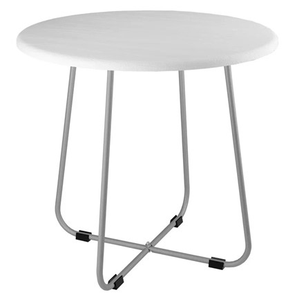 Круглый столик BeautyStyle-14 (белый/металик) в Вологде - изображение
