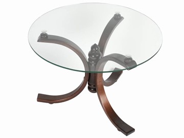 Стеклянный столик Лорд (темно-коричневый) в Вологде
