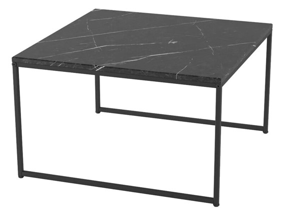 Журнальный столик Овер (черный мрамор-черный) в Вологде - изображение