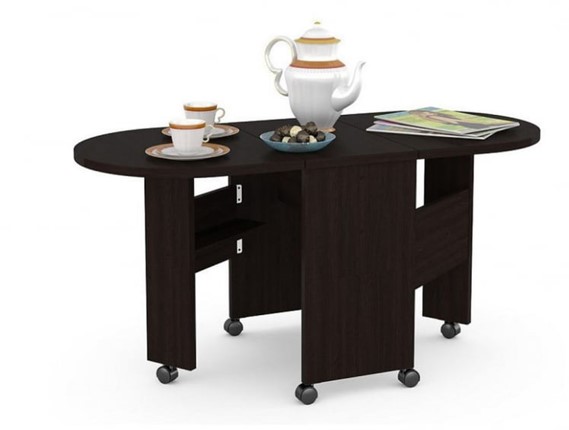 Овальный столик Глория 601 Венге в Вологде - изображение