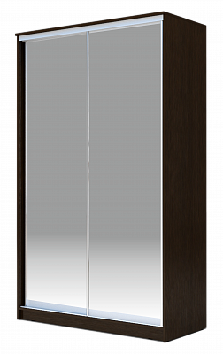Шкаф-купе 2300х1200х420 Хит-23-4-12/2-88, Матовое стекло, Венге в Вологде - изображение