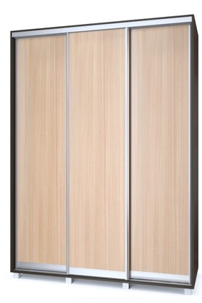 Шкаф 3-х дверный Роланд Р18-Р48, Дуб млечный/Венге в Вологде - изображение