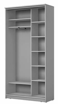 Шкаф 2-х дверный 2200х1200х420 с цветным стеклом и пескоструйным рисунком ХИТ 22-4-12-33 Бургунд 312, ромб большой, Белый в Вологде - изображение 1